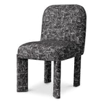 Dining Chair Magnus Solent black and white 100% polyester Chairs & Sofas A119920 2