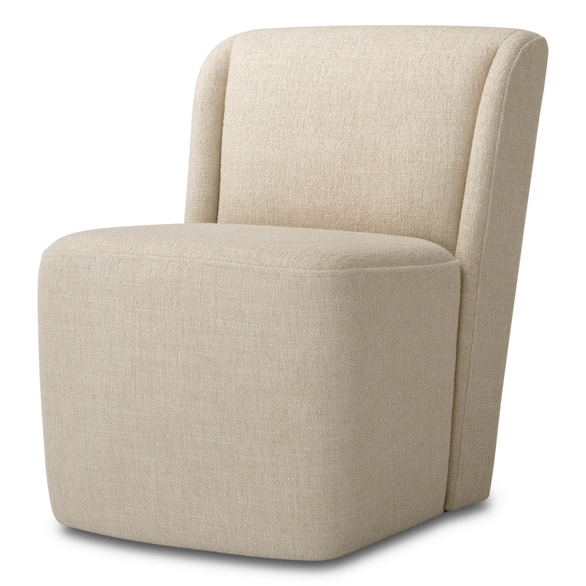 Dining Chair Selene Renato ecru 51% recycled polyester | 49% polyester Chairs & Sofas A119927 2