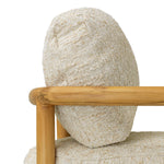 Outdoor Chair Ombria Natural teak | arden natural 100% polyester Outdoor A120255 8