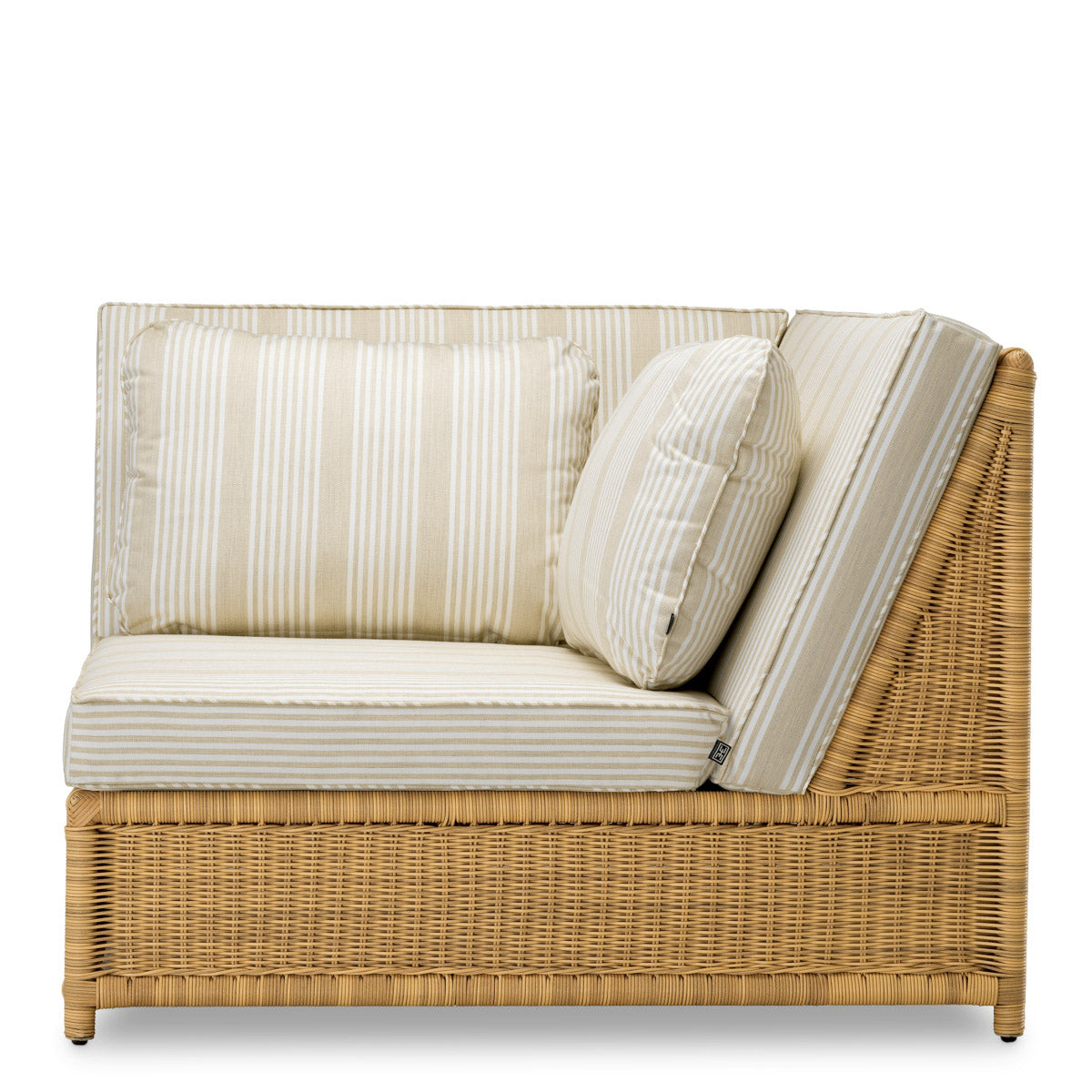 Outdoor Modular Chair Hampton corner Faux rattan | saville beige 43% polyester | 57% acrylic Outdoor A120305 4