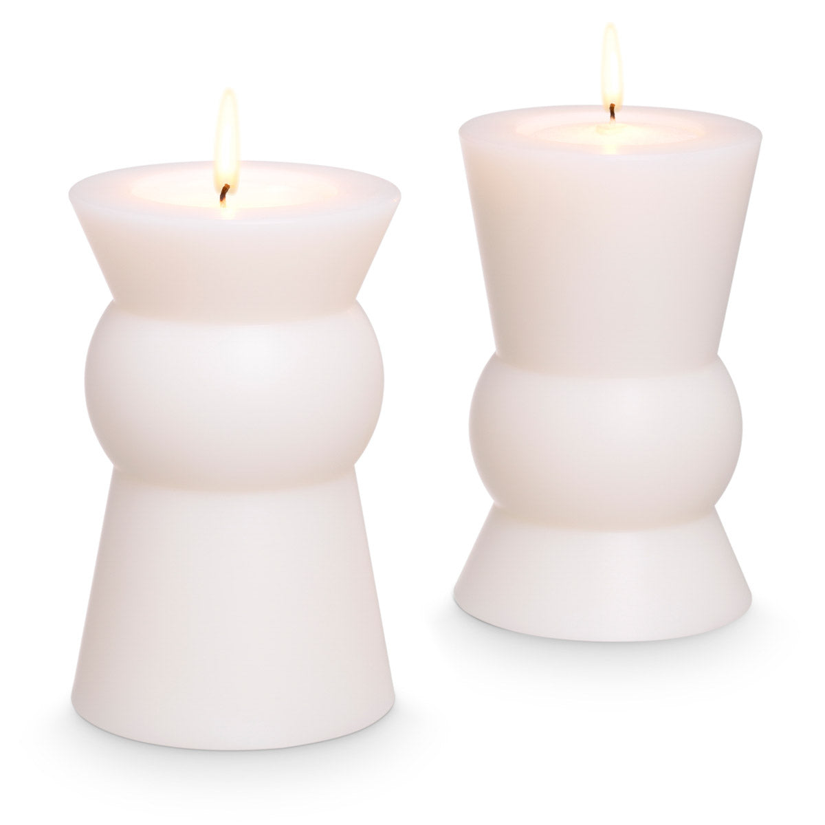 Eichholtz Artificial Candle Arto S set of 2 candle have room for a tea light (not included), so you can use them either