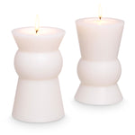 Eichholtz Artificial Candle Arto S set of 2 candle have room for a tea light (not included), so you can use them either