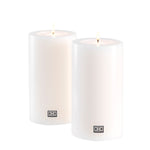 Eichholtz Artificial Candle¸ 3.94 in x H. 7.09 in set of 2 Lighting candles in your home is the best way to spark romance. Create a warm