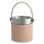 Eichholtz Bar Set Sintra set of 3 cooler, all elegantly wrapped in tan leather. The leather handles add both style and convenience,