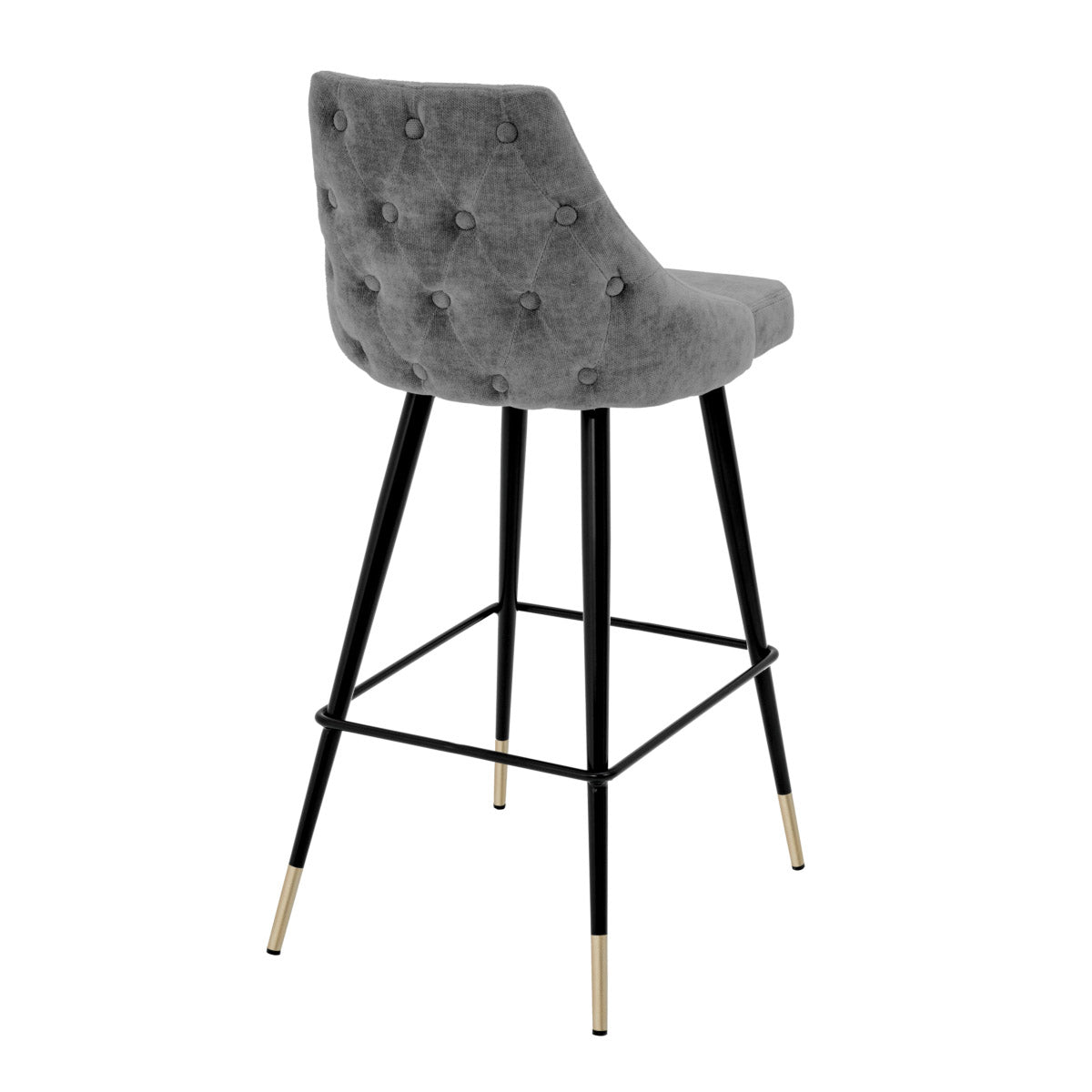 Eichholtz Bar Stool Cedro Crafted by Eichholtz this barstool pairs refined design with elevated materials for a statement in
