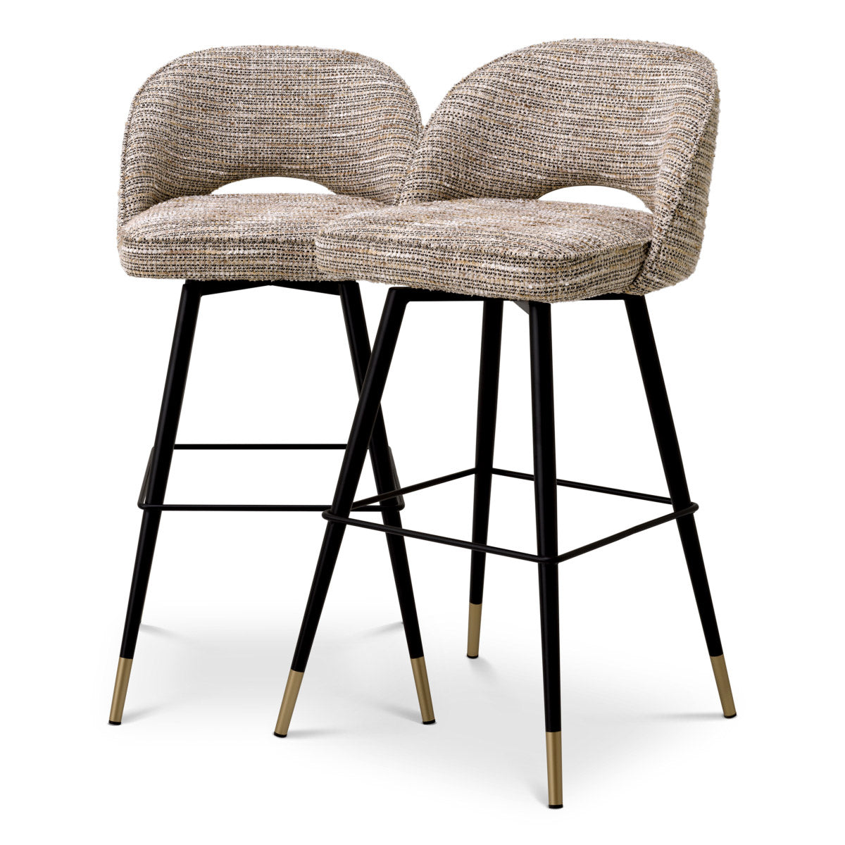 Eichholtz Bar Stool Cliff Create a wow-worthy dining room with the Cliff Bar Stool, which comes in a 2-piece