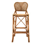 Eichholtz Bar Stool Colony original stem patterned frame. Bar Stool Colony Crafted by Eichholtz this barstool pairs refined design