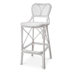 Eichholtz Bar Stool Colony Elevate your seating experience with the Colony Bar Stool in a captivating matte white finish.