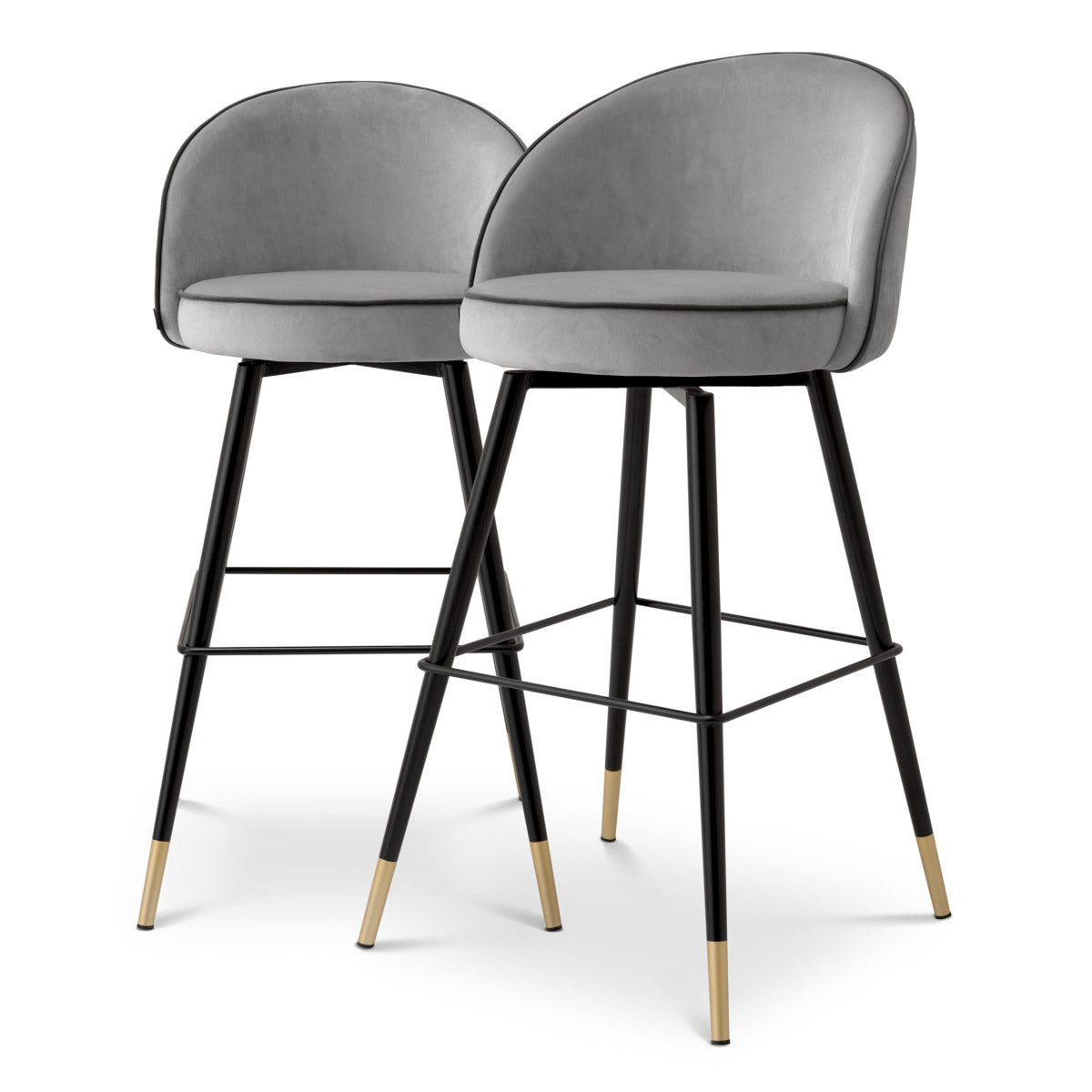 Eichholtz Bar Stool Cooper set of 2 The exquisite Bar Stool Cooper includes a set of 2 designed to elevate your space