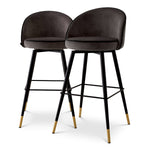 Eichholtz Bar Stool Cooper set of 2 Introducing the luxurious Bar Stool Cooper, a set of 2 designed to elevate your space.
