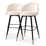 Eichholtz Bar Stool Cooper set of 2 The elegant Bar Stool Cooper is a set of 2 designed to elevate your space.