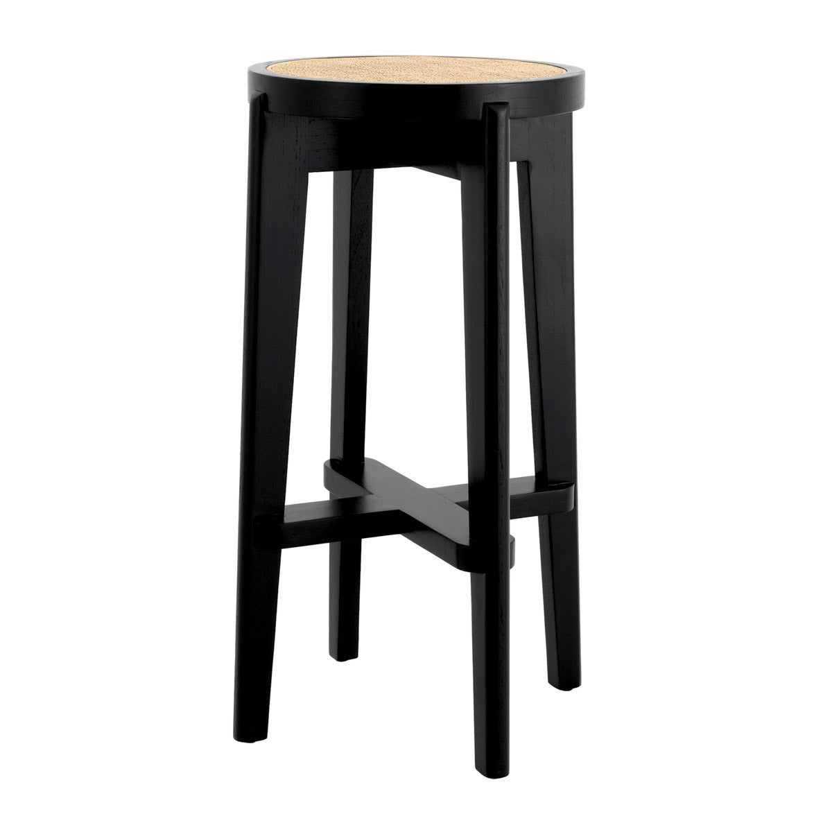 Eichholtz Bar Stool Dareau Unobtrusive but elegant, the minimalist Dareau Bar Stool features a sturdy construction of solid wood