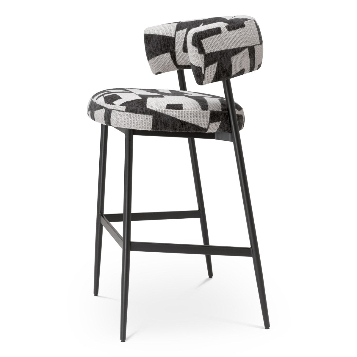 Eichholtz Bar Stool Folsom Crafted by Eichholtz this barstool pairs refined design with elevated materials for a statement in