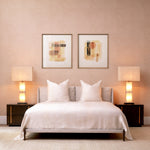 Eichholtz Bed Frame Gonzales King size This piece, expertly crafted in textured Loki natural fabric, boasts a medium bronze finish that