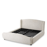 Eichholtz Bed Frame Mellory King size sophisticated ambiance. Its neutral hue and plush fabric blend impeccably complement diverse interi...