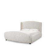 Eichholtz Bed Frame Mellory Queen size Elevate your bedroom with the Mellory Bed Frame in seashell off-white, offering a serene and