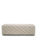 Eichholtz Bench Avellino into any contemporary living room or bedroom. Upholstered in Splendor light grey fabric, this luxury
