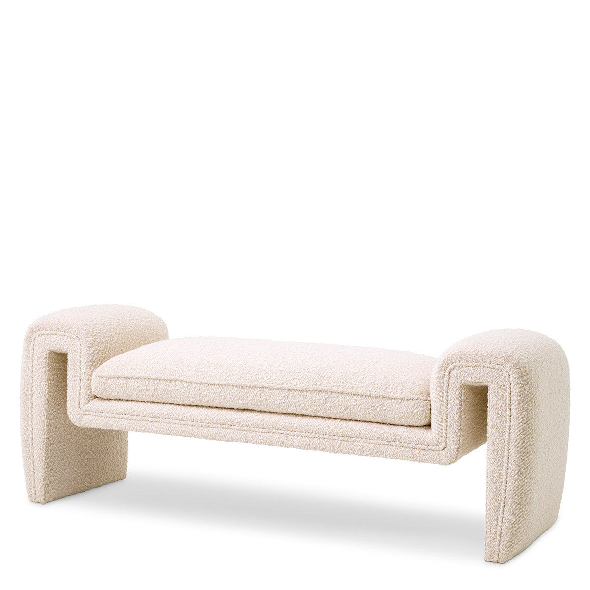 Eichholtz Bench Tondo S Consisting of one piece in a free flowing shape without a break in the design,