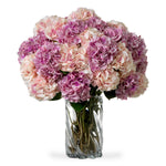 Eichholtz Bouquet of Hydrangeas real touch 48 pcs/2 varietie Transform your space with the timeless elegance of this Bouquet of Hydrangea...