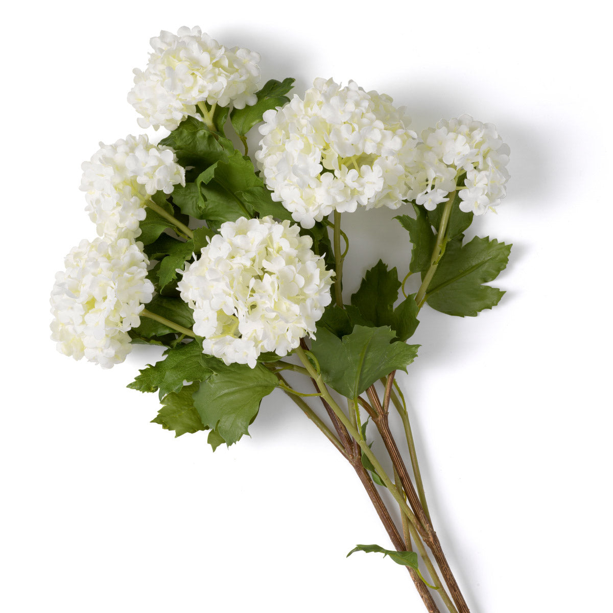 Eichholtz Bouquet of Hydrangeas snowball real touch 36 pcs hydrangeas, with pristine white tones that create a serene and sophisticated a...