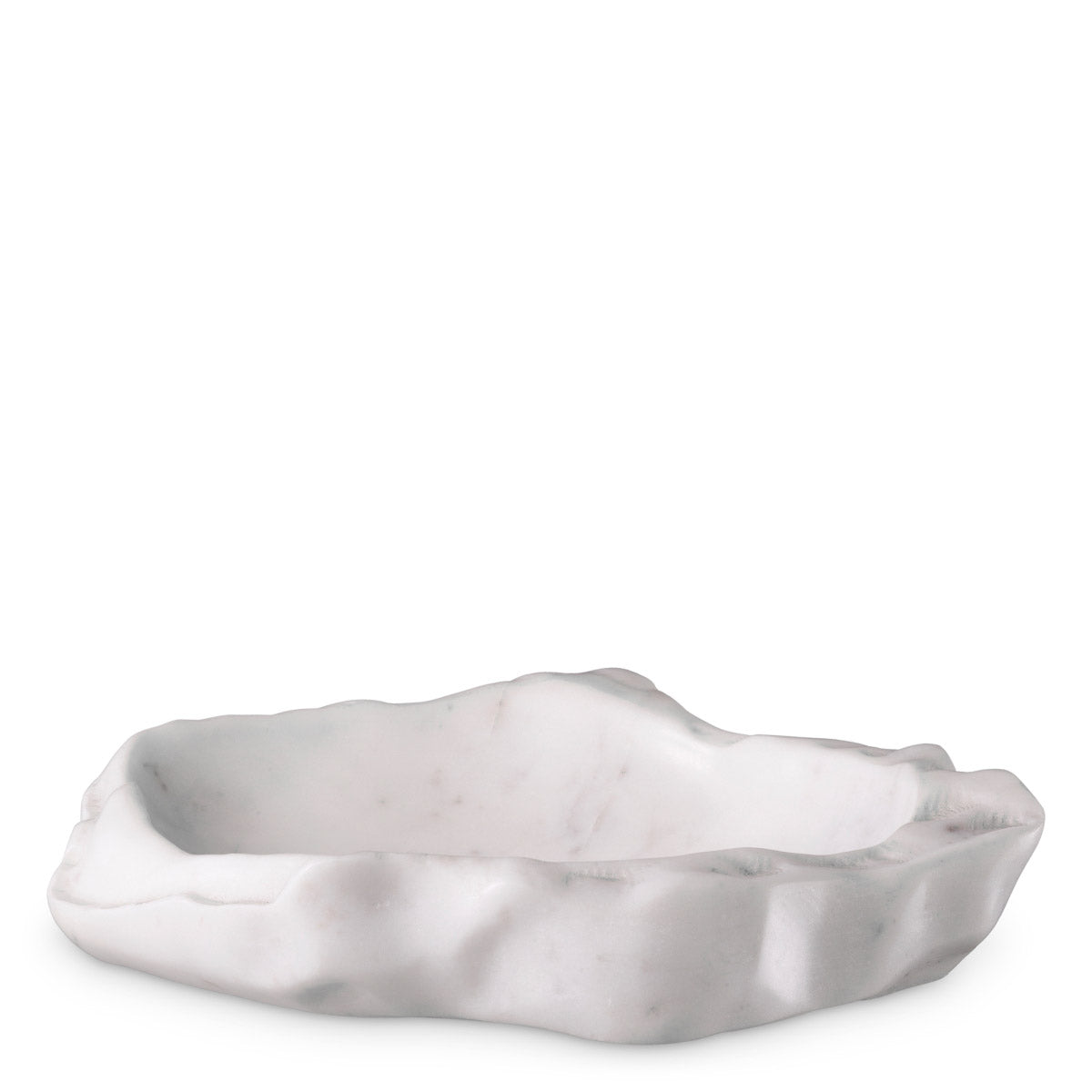 Eichholtz Bowl Callas The exquisite Callas White Marble Bowl is a graceful marvel with an organic allure. Carved