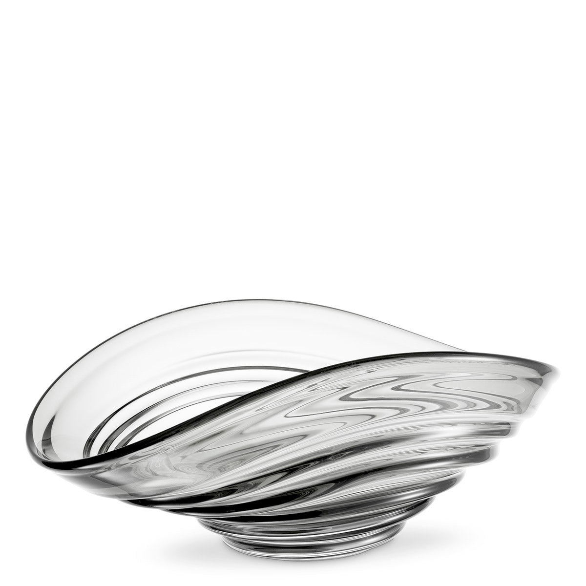 Eichholtz Bowl Pheadra L The Pheadra L Clear Bowl is an exquisite opus that exalts individuality and artisanal mastery.