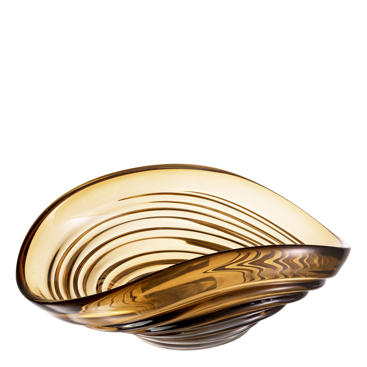 Eichholtz Bowl Pheadra S This bowl captivates with its rich brown color, radiating warmth and elegance. A striking addition