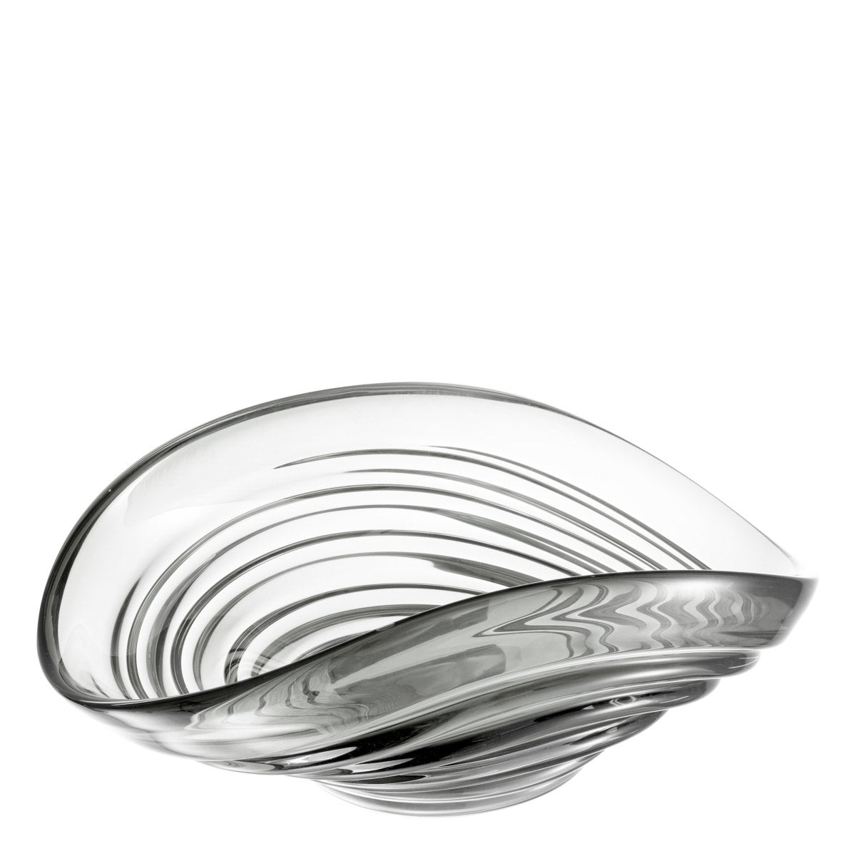 Eichholtz Bowl Pheadra S of hand-blown glass, this bowl showcases remarkable clarity, radiating elegance and sophistication. A stunning a...
