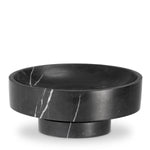 Eichholtz Bowl Santiago Crafted from a solid piece of honed black marble, the Santiago Bowl is not only