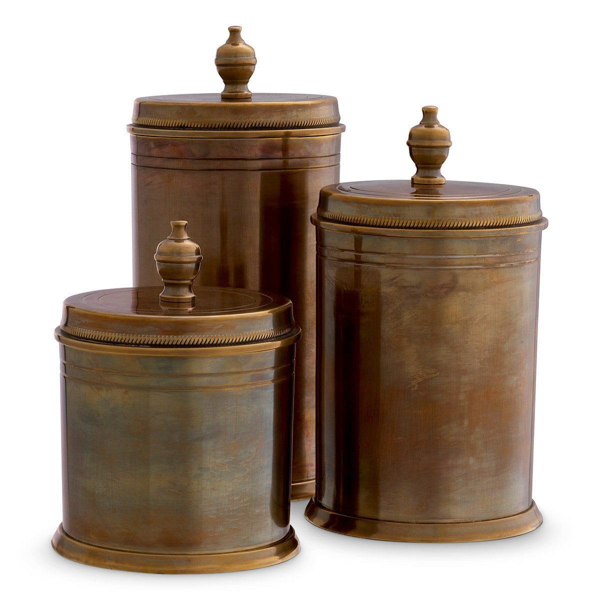 Eichholtz Box Gaston set of 3 The Gaston Box Set is a trio of captivating storage solutions that combine old world