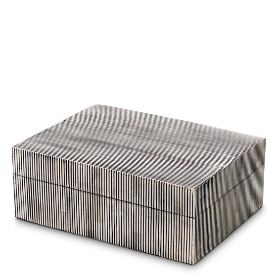 Eichholtz Box Lucille S Eichholtz's Box Lucille S is a stunning fusion of luxury and functionality. Artisan-crafted from grey