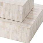 Eichholtz Box Scoop S offers both style and elegant storage solutions. Box Scoop S Crafted by Eichholtz this boxe