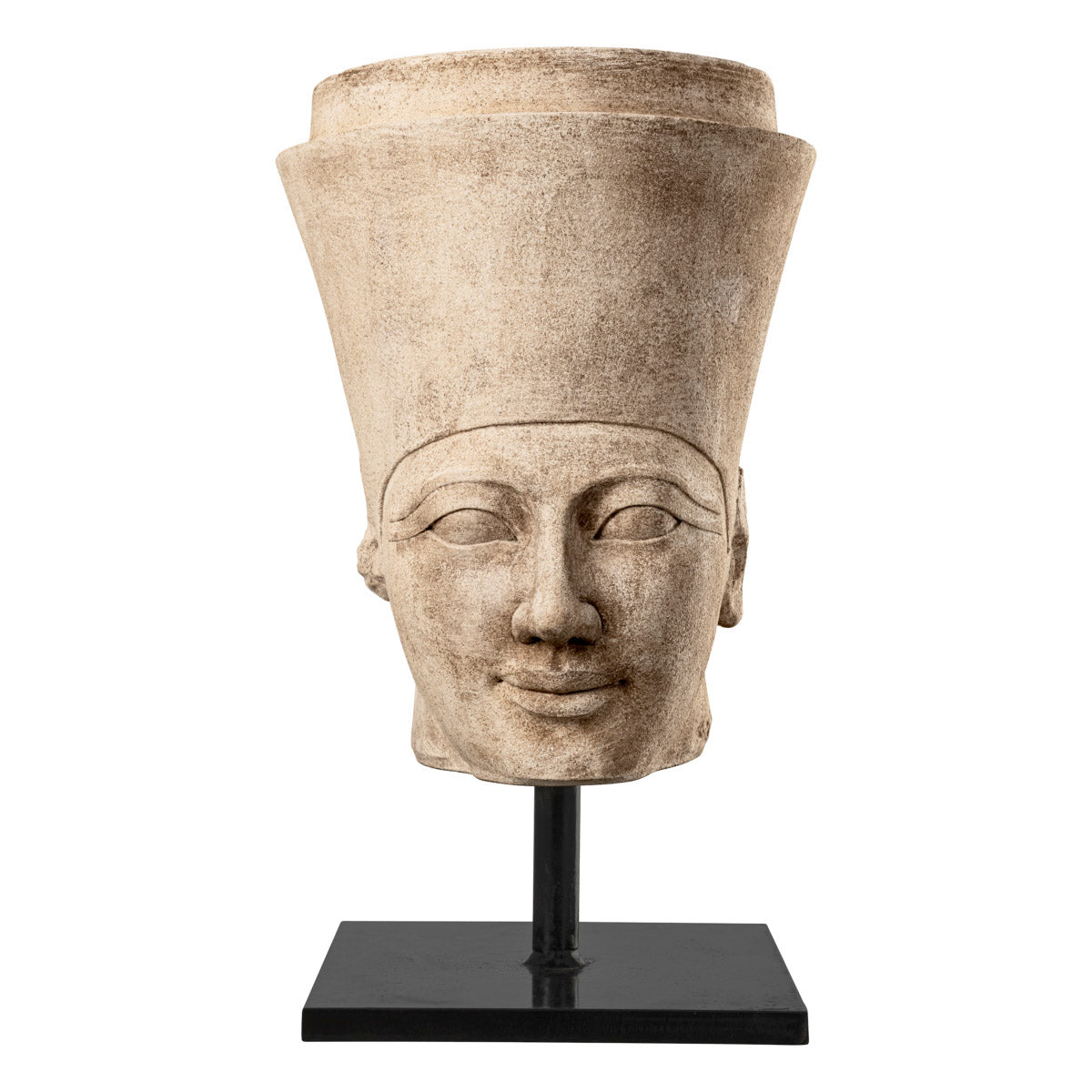 Eichholtz Bust of Hatshepsut color and texture that enhance its individual charm. This piece pays tribute to the ancient