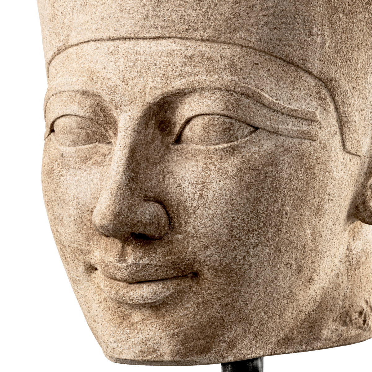 Eichholtz Bust of Hatshepsut Bust of Hatshepsut is inspired by the head of an ancient Egyptian Osiride statue of