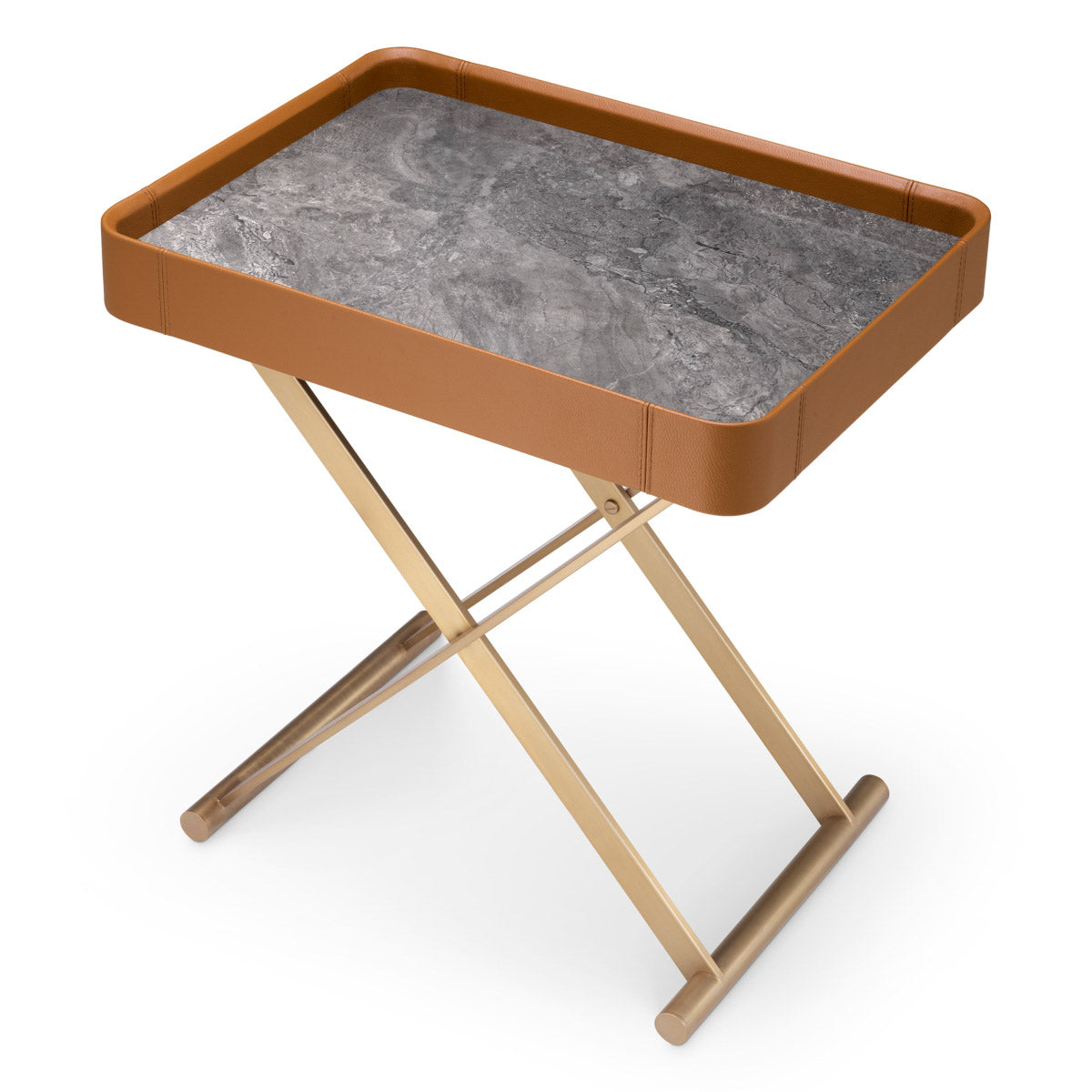 Eichholtz Butler Tray Monarch stone top exudes luxury. The Butler Tray Monarch will effortlessly elevate your space, serving guests