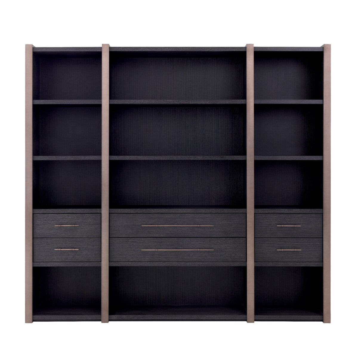 Eichholtz Cabinet Canova finish of the frame and handles. Practical and stylish, this contemporary wall unit offers plenty