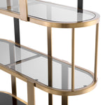 Eichholtz Cabinet Clio Round with elevated materials for a statement in any luxury interior. Dimensions W 47.0" D 15.0"