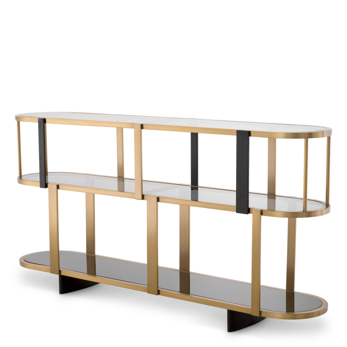 Eichholtz Cabinet Clio Round low Elevate your interior design with Eichholtz's Cabinet Clio Round, a luxurious statement in brushed brass