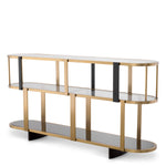 Eichholtz Cabinet Clio Round low Elevate your interior design with Eichholtz's Cabinet Clio Round, a luxurious statement in brushed brass