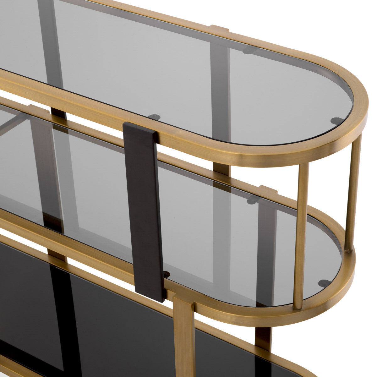 Eichholtz Cabinet Clio Round low Eichholtz this display cabinet pairs refined design with elevated materials for a statement in any