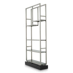 Eichholtz Cabinet Corrado I glass intricacies. This elegant black veneer base provides a touch of grandeur, seamlessly merging modernity