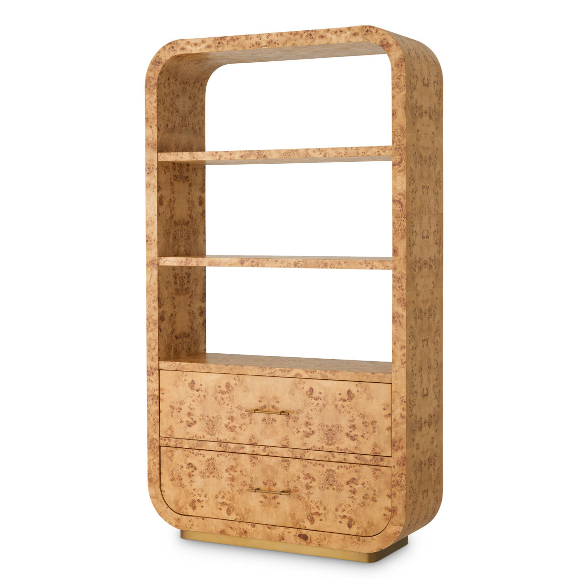 Eichholtz Cabinet Quinton Immerse yourself in understated luxury with the Quinton Cabinet, crafted from exquisite light brown mappa