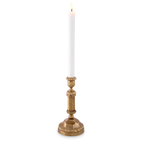 Eichholtz Candle Holder Carnier The "Candle Holder Carnier," in its vintage brass finish boasts timeless charm inspired by the