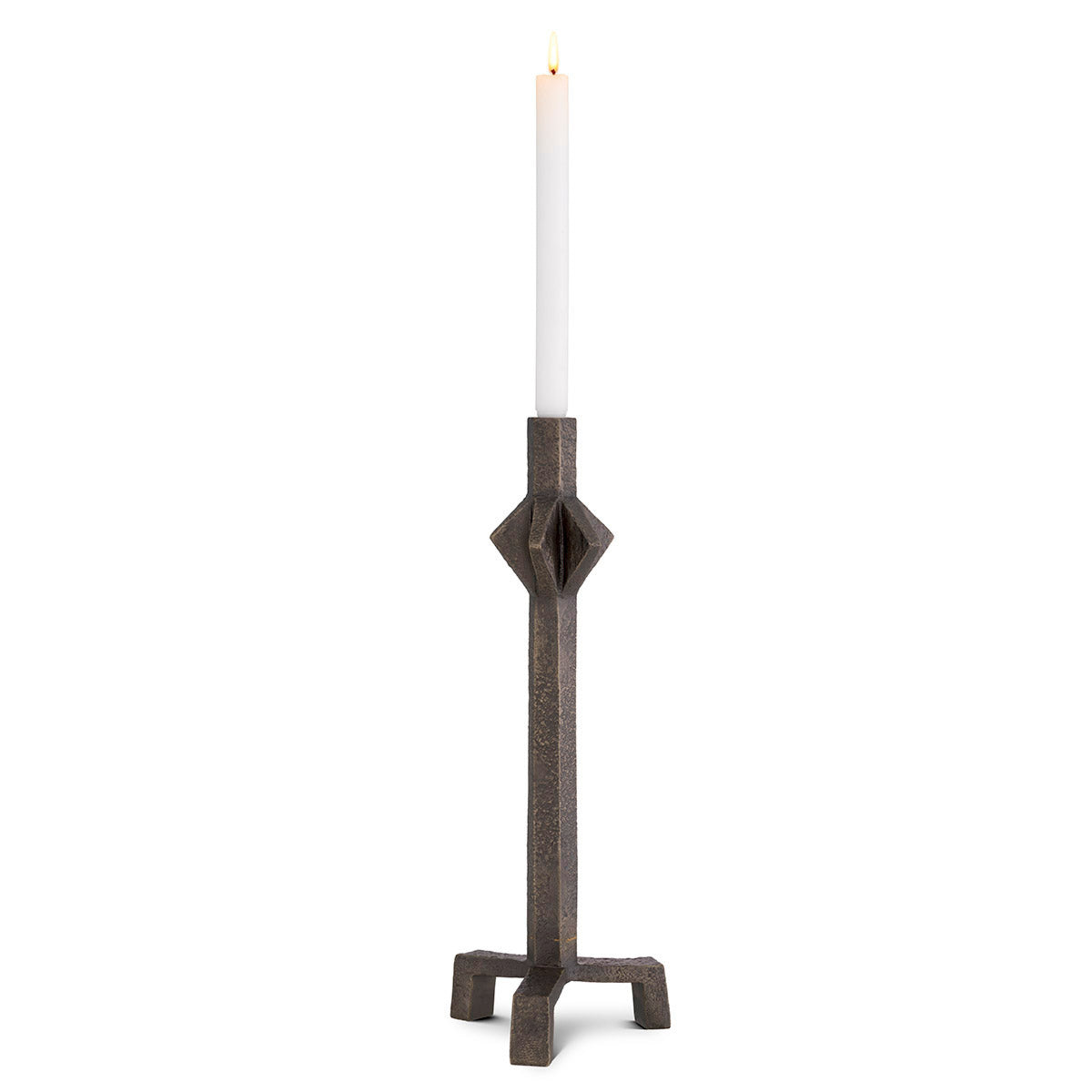 Eichholtz Candle Holder Conti L Taking inspiration from fine arts, the sculptural Conti Candle Holder is artisan-made from solid brass