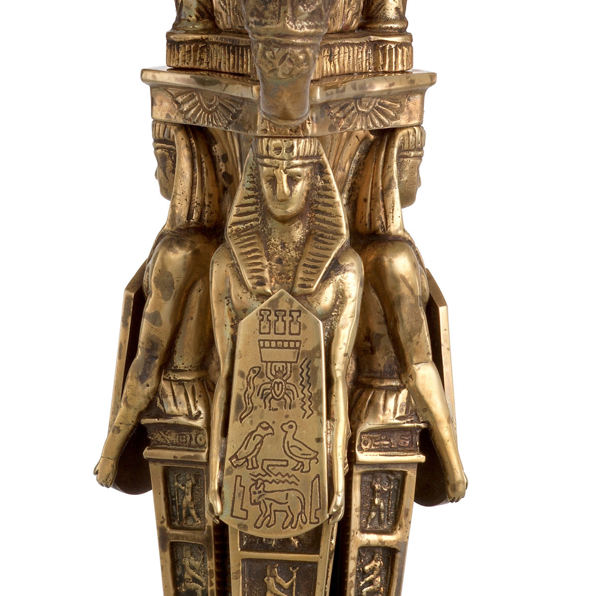 Eichholtz Candle Holder Decaix to as â€œEgyptomaniaâ€ candelabras, their design was influenced by Napoleon Bonaparte's North African c...