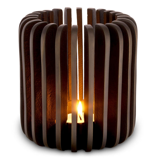 Eichholtz Candle Holder Lapidos L Behold the grandeur of the Lapidos L Candle Holder, an exquisite masterpiece adorned with a
