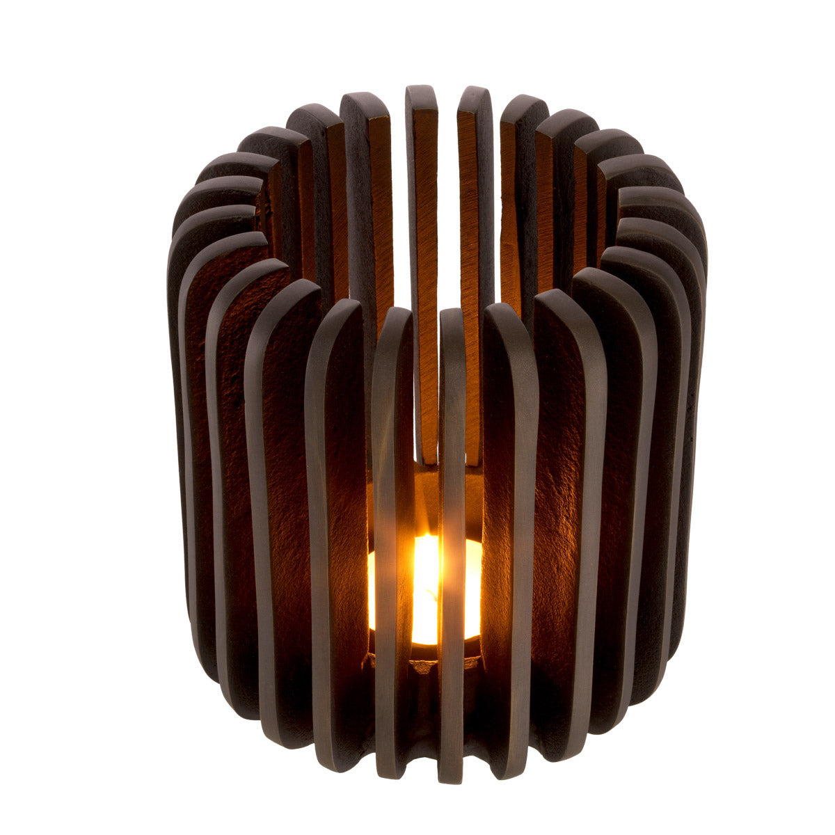 Eichholtz Candle Holder Lapidos L with a touch of sophistication. Crafted to perfectly accommodate tealights measuring 38mm in diameter and