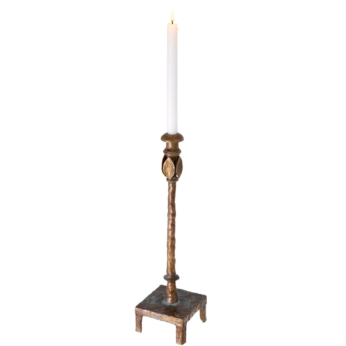 Eichholtz Candle Holder Santoro L materials for a statement in any luxury interior. Dimensions W 6.0" D 5.5" H 21.5"