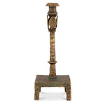 Eichholtz Candle Holder Santoro S candlestick is characterised by an antique look that is enforced by a vintage brass finish.