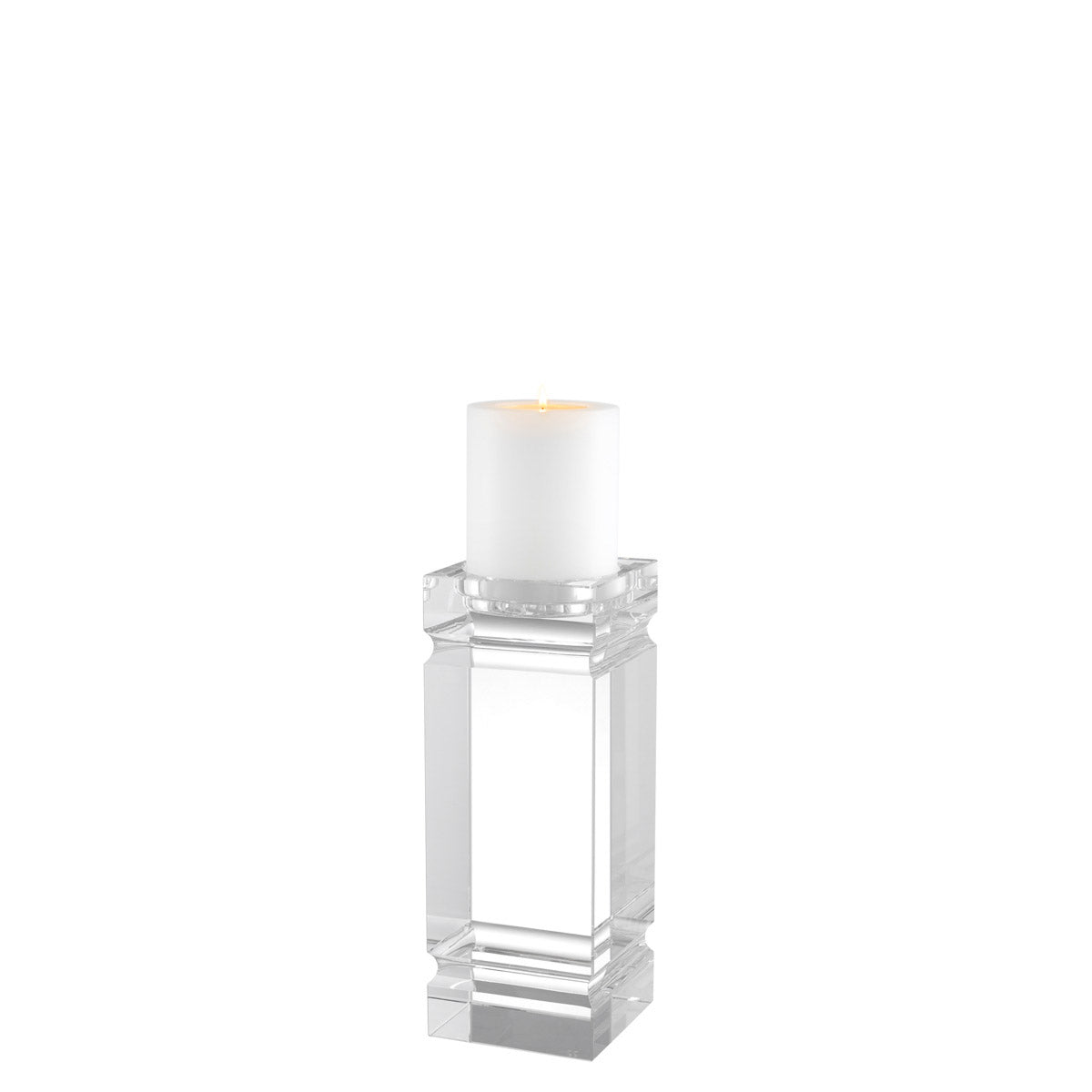 Eichholtz Candle Holder Tillary S The stylish Tillary S Candle Holder is sure to catch the eye. This solid crystal